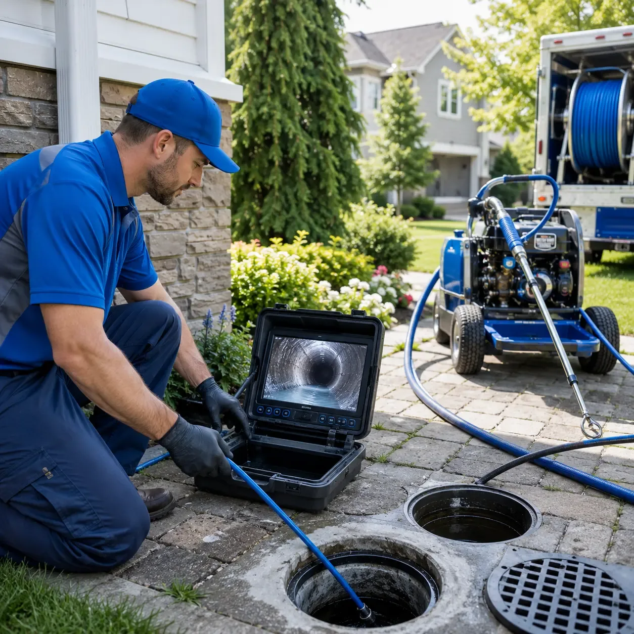 Outdoor drain cleaning professionals serving Caldwell, WV