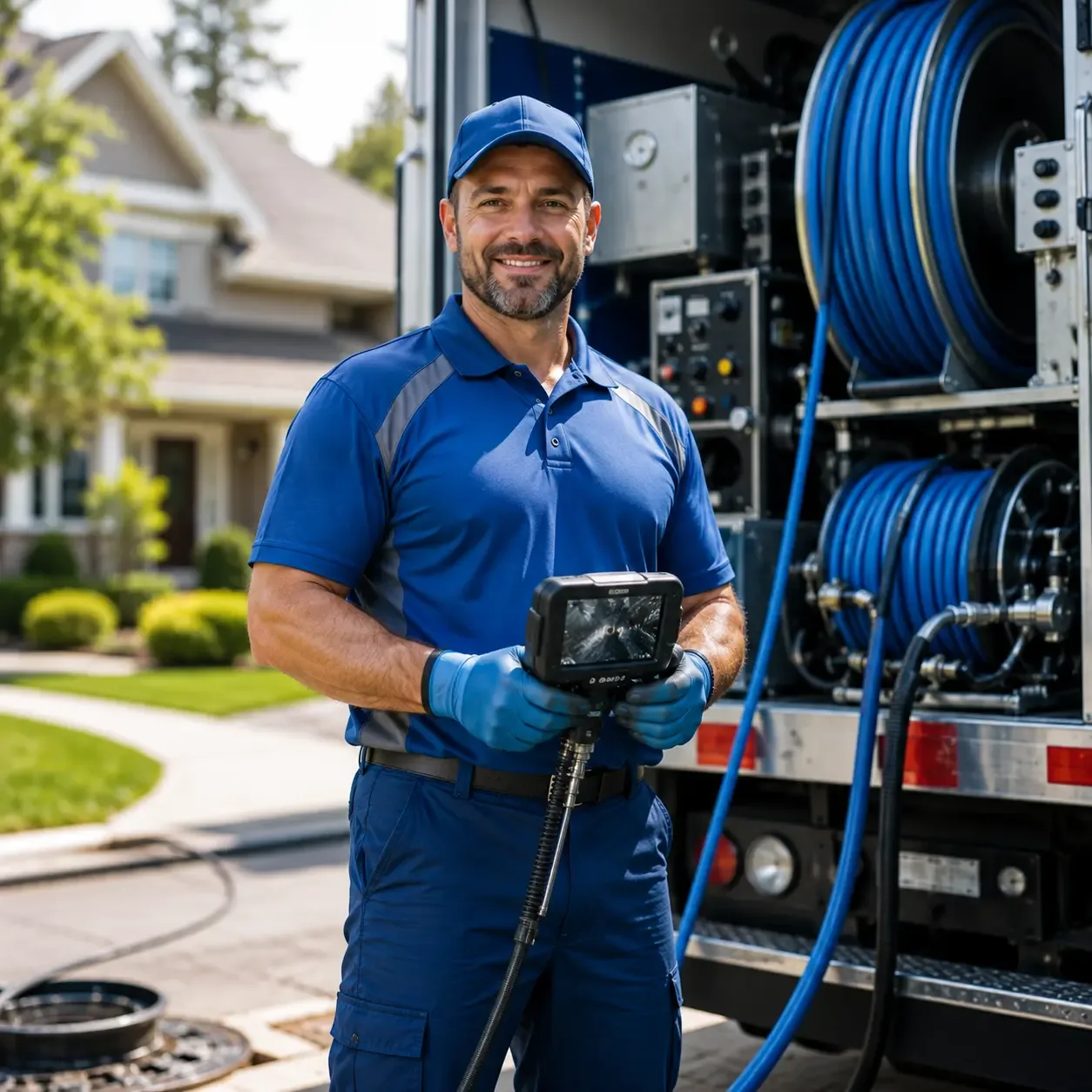 Local outdoor drain cleaning specialists in Caldwell, WV